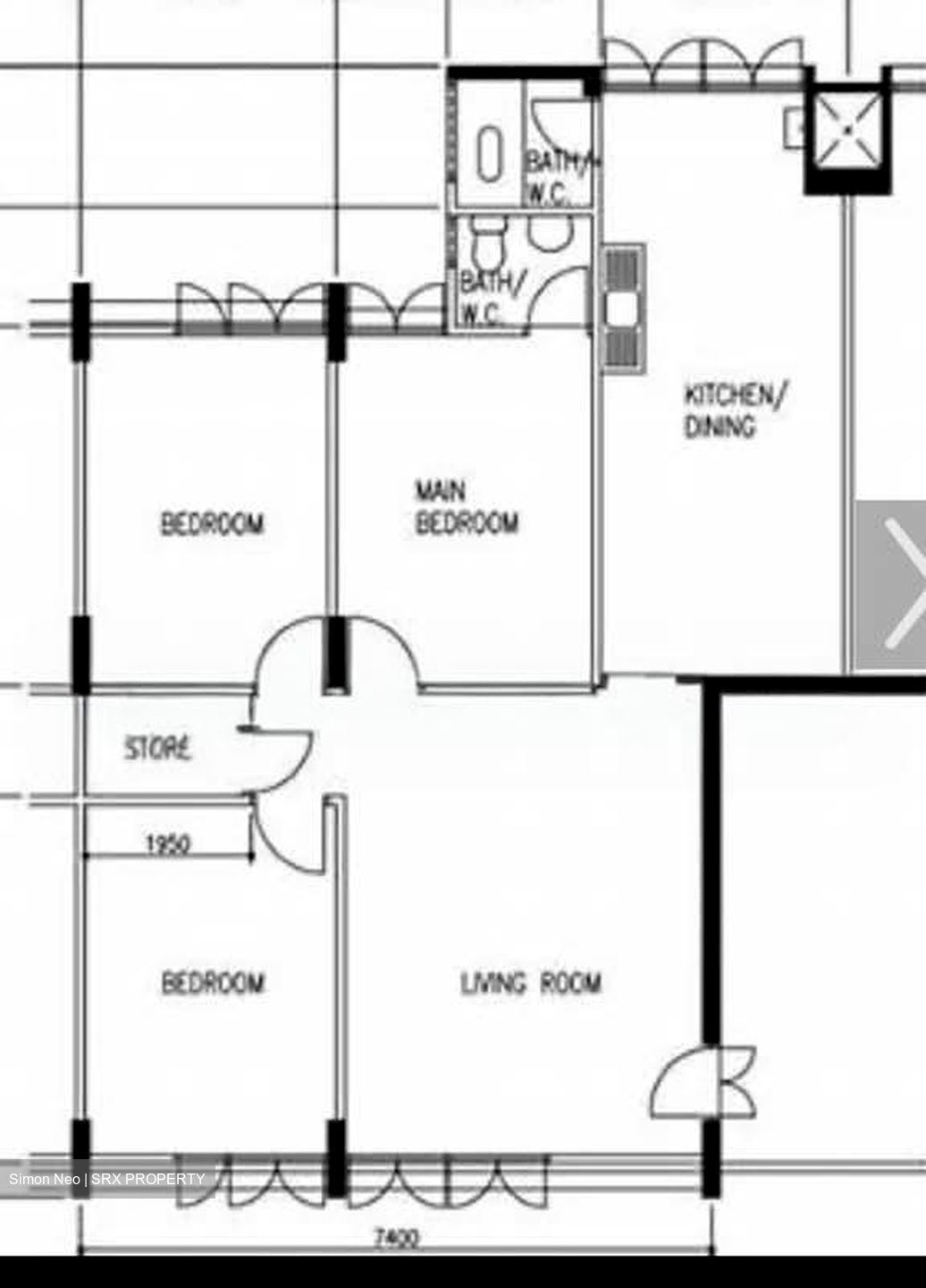 Blk 718 Bedok Reservoir Road (Bedok), HDB 4 Rooms #559170301